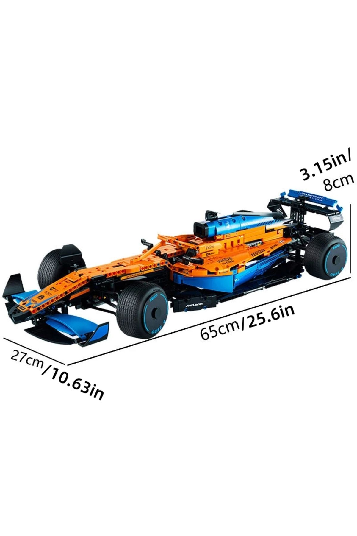 yaafun-1431pcs Technical Formula 1 Racing Car Building Blocks Model Expert Speed Sports Vehicle Model As... 7