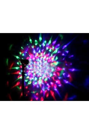 Mivexa Outdoor Outlet Renkli Led Döner Başlıklı Disko Ampulü