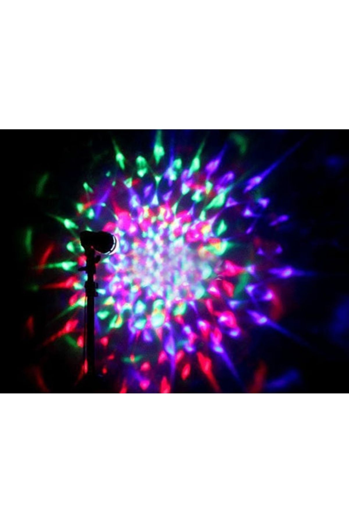 Ovebu Renkli Led Döner Başlıklı Disko Ampulü