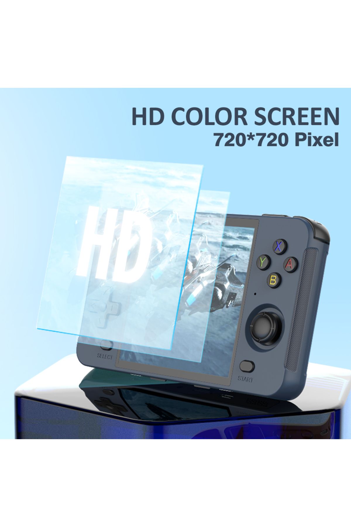 yydzkj-R40S Retro Handheld Video Game Console Linux System 720*720 4 Inch Ips Screen WIFI RK3566 ... 4