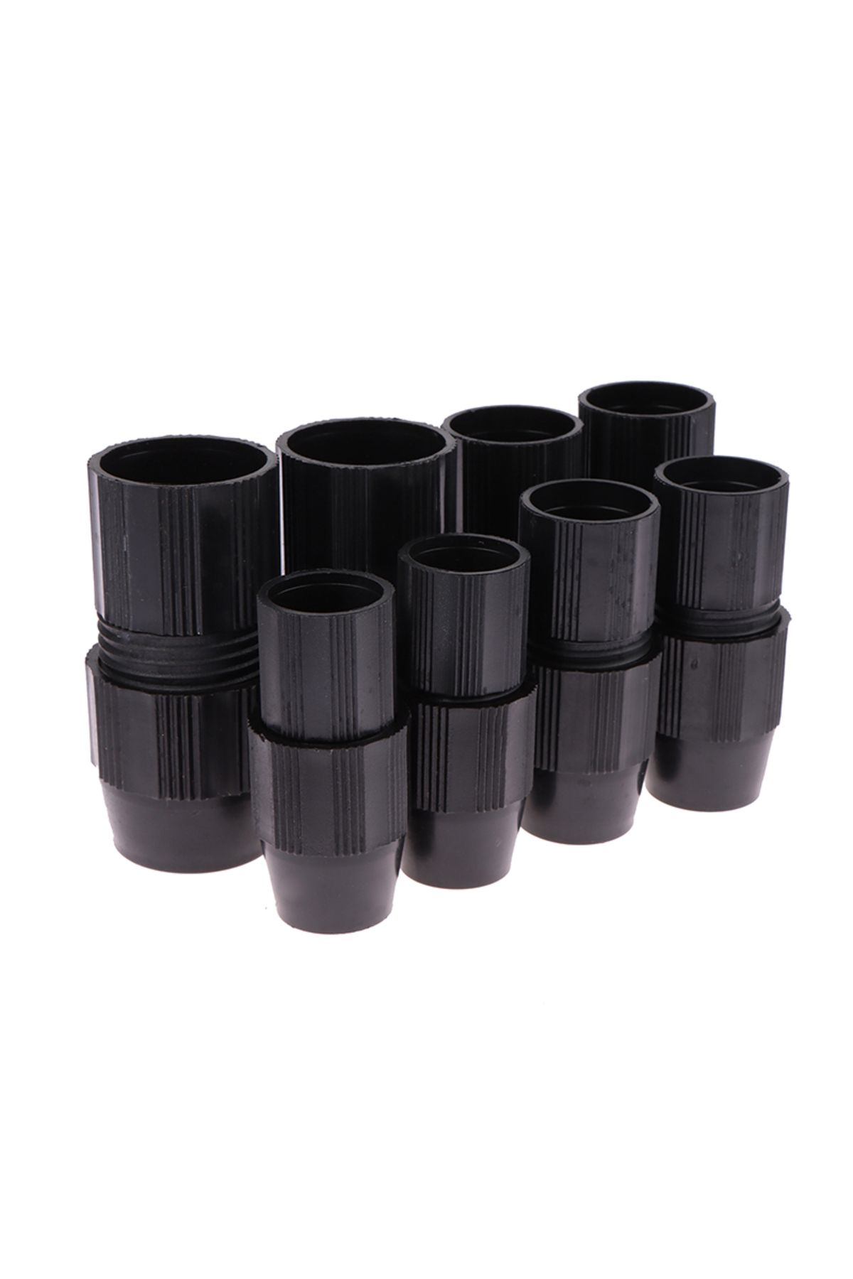 Choice-Plastic Telescopic Tube Connector Dip Net Pole Telescoping Pipe Twist Clamp Fixed Lock For DIY CF... 5