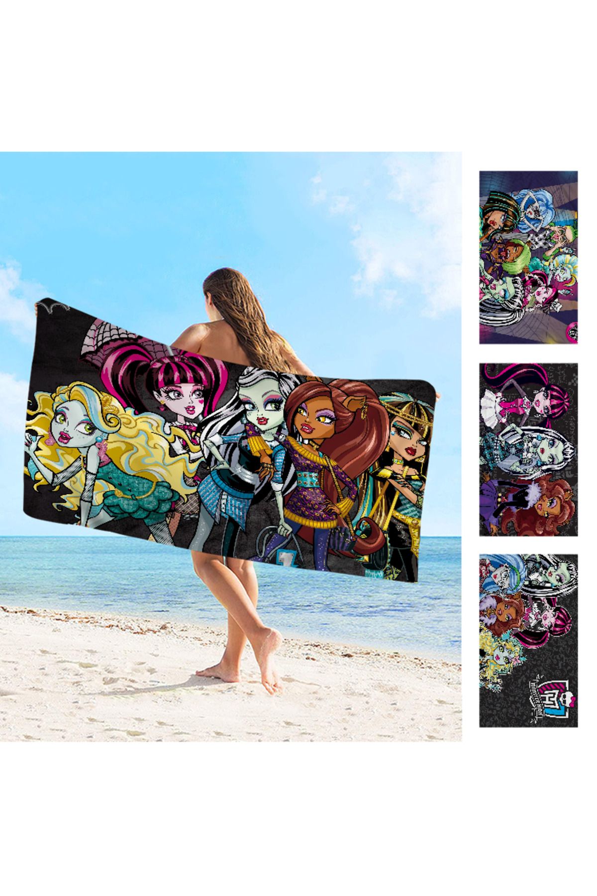 Choice-Cartoon M-Monster High D-Draculaura Towel Microfiber Beach Towel Absorbent Quick dry Soft Yoga Sw... 8