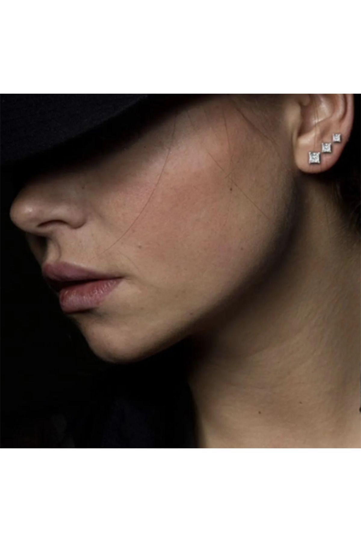 UygunGümüşçülük-Medicated Sterile Medium Size Earrings 7