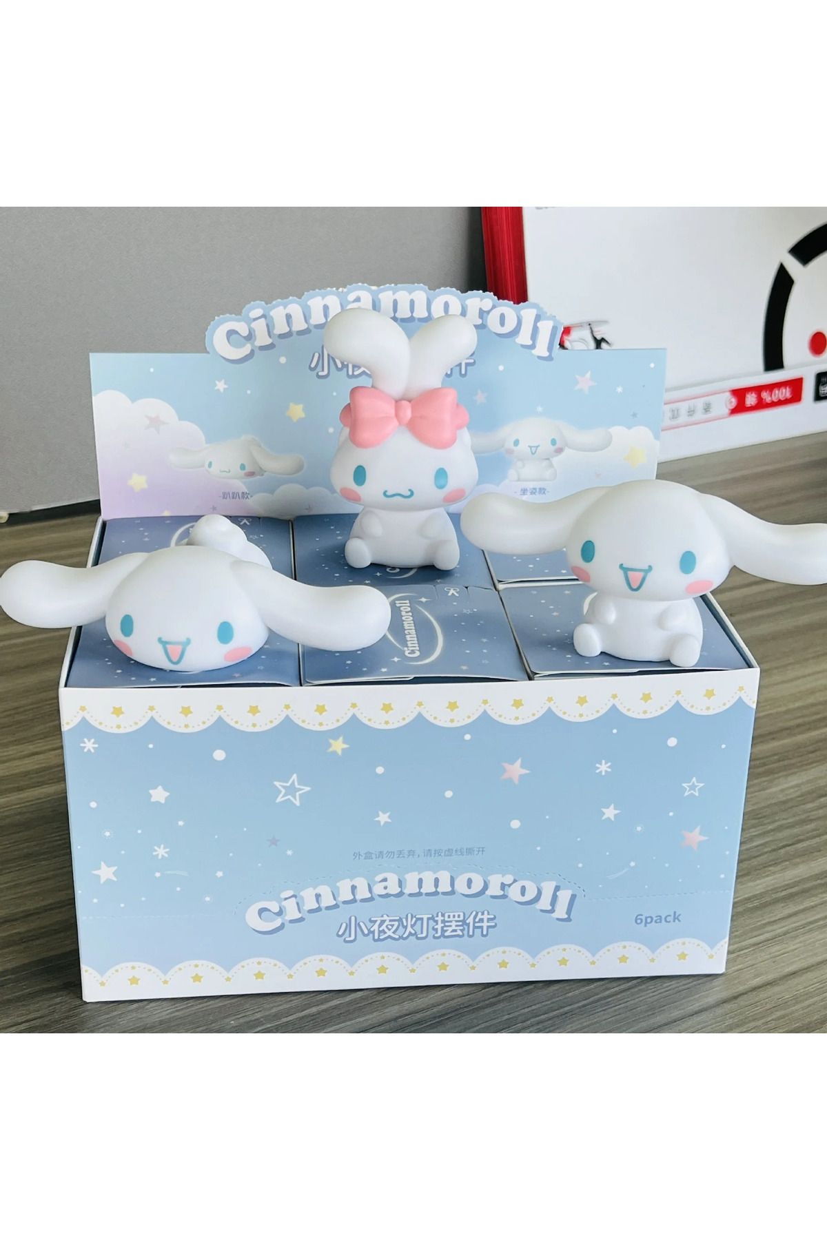 Choice-مصباح ليلي مضيء للأطفال من Sanrio Cinnamoroll مصباح بجانب السرير بتصميم رسوم متحركة من Cinnamoroll مقطوع... 7