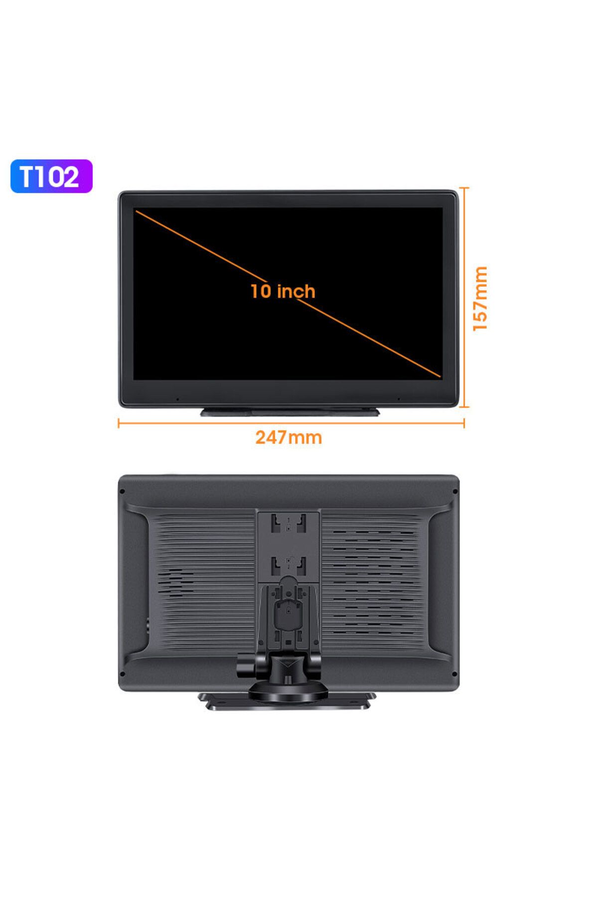 JMCQ-10 inch Carplay Car Smart Screen multimedia Video player Wireless Carplay Android Auto Car R... 7