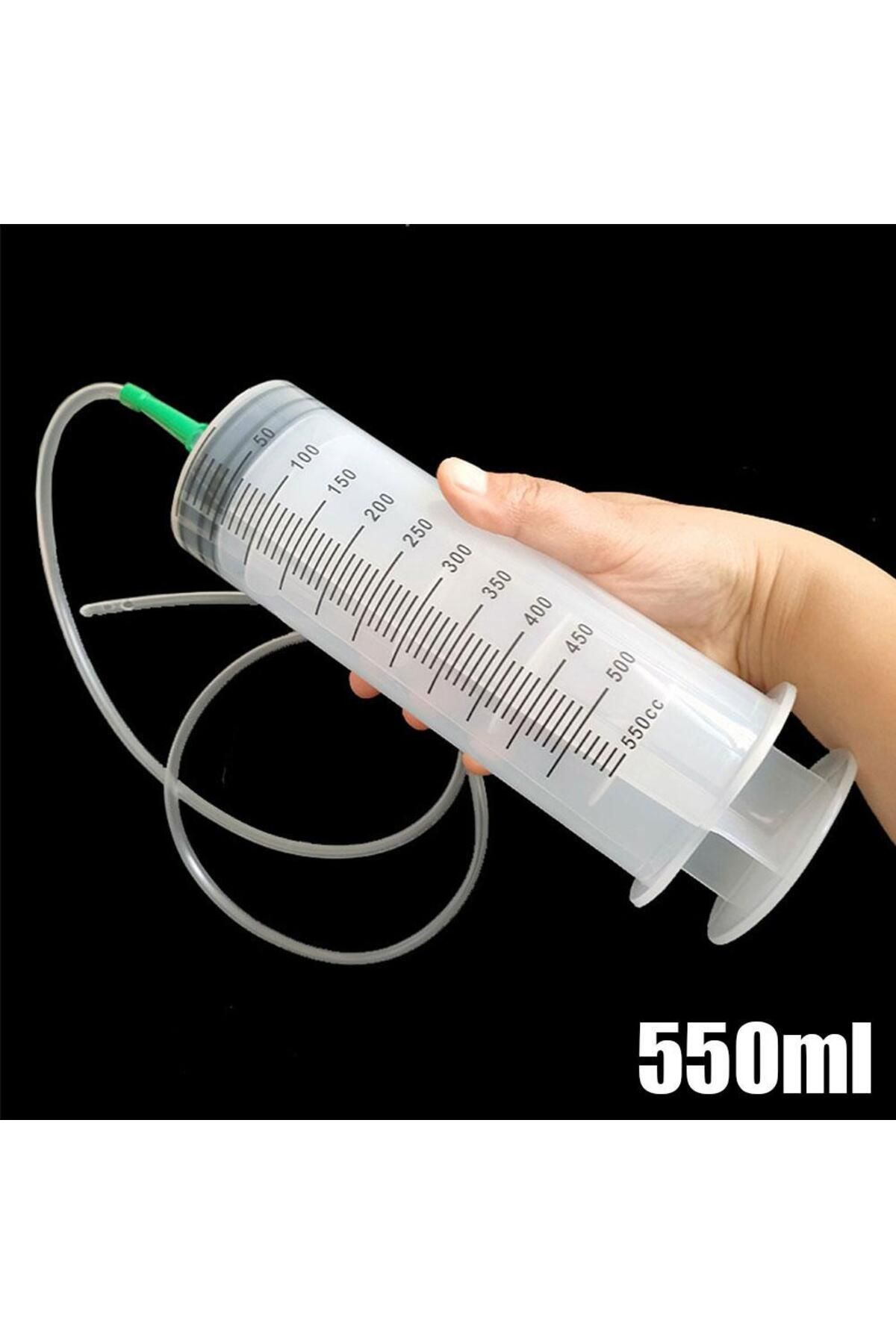 Choice-550ml 550 ml Large Capacity Syringes Reusable Needle Barrel Oil Pump Scale Oil Suction Feed Vacuum S 1