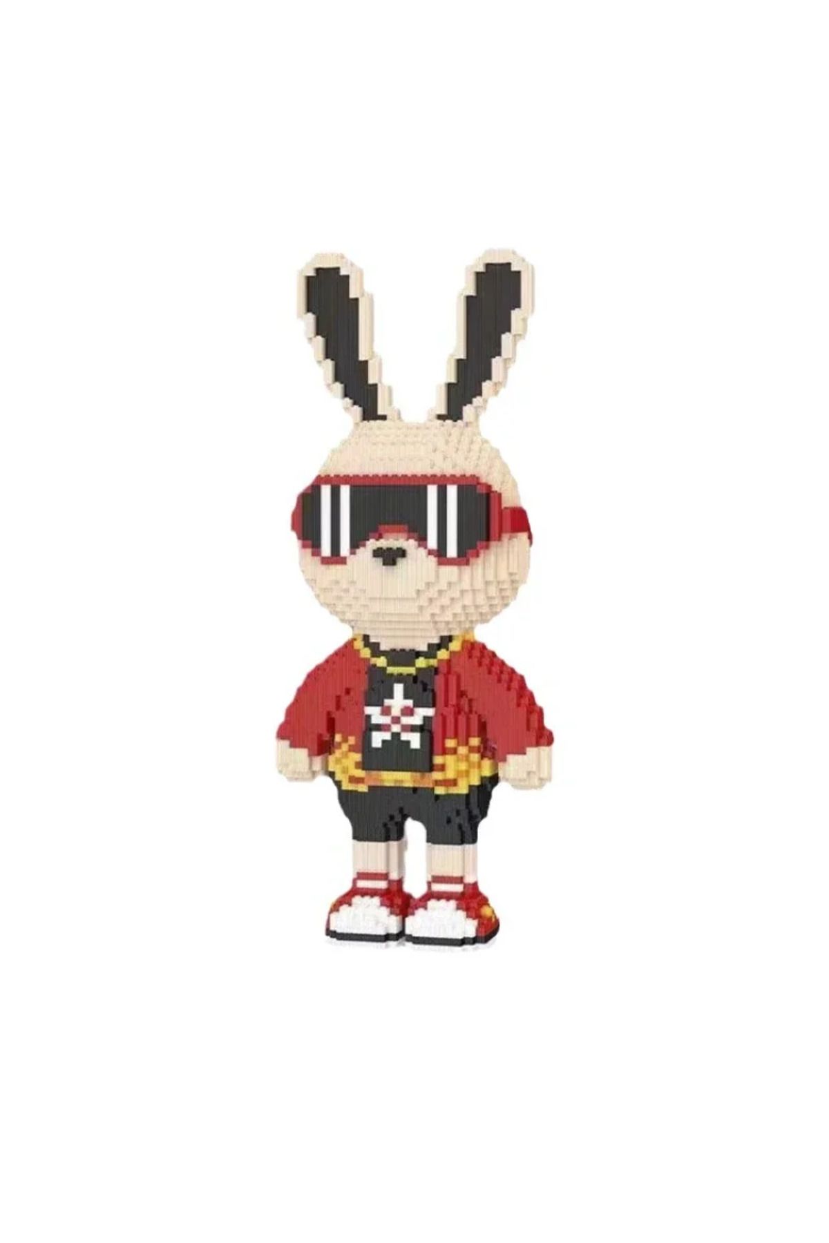 hairun-Candy Rabbit Colorful and Cute Mini 3D DIY Kids Toys Model with Light Building Block Micro Bricks... 7