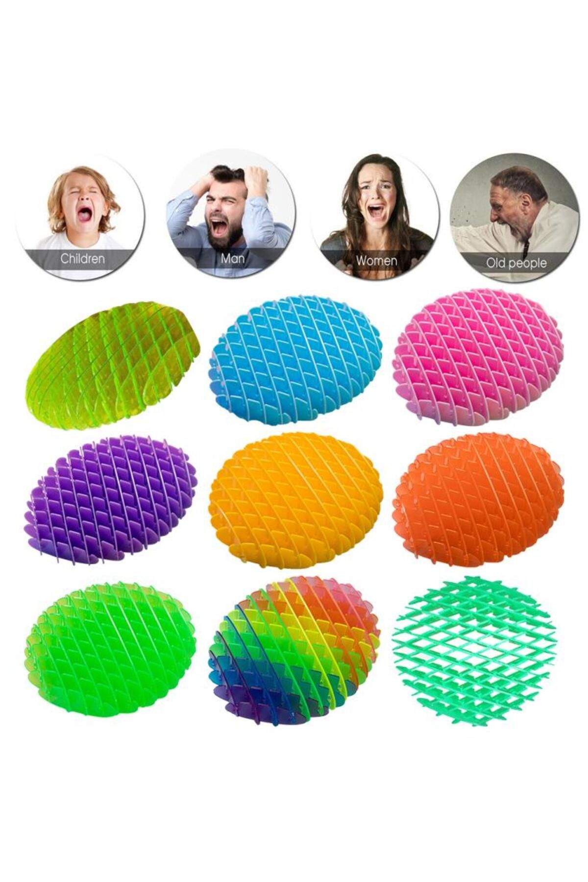 Choice-Six Sided Small Worm Decompression Artifact Stress Relief Weird Worms Fidget Toy Fidget Worm Weir... 8