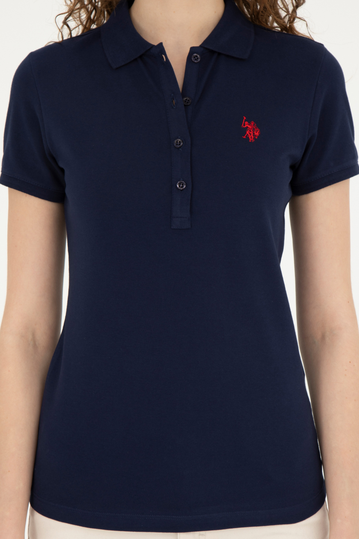 پولوشرت زنانه یقه پلو | یو اس پولو U.S. Polo Assn. TYC191E83D9FAF1800 TR - تصویر 6