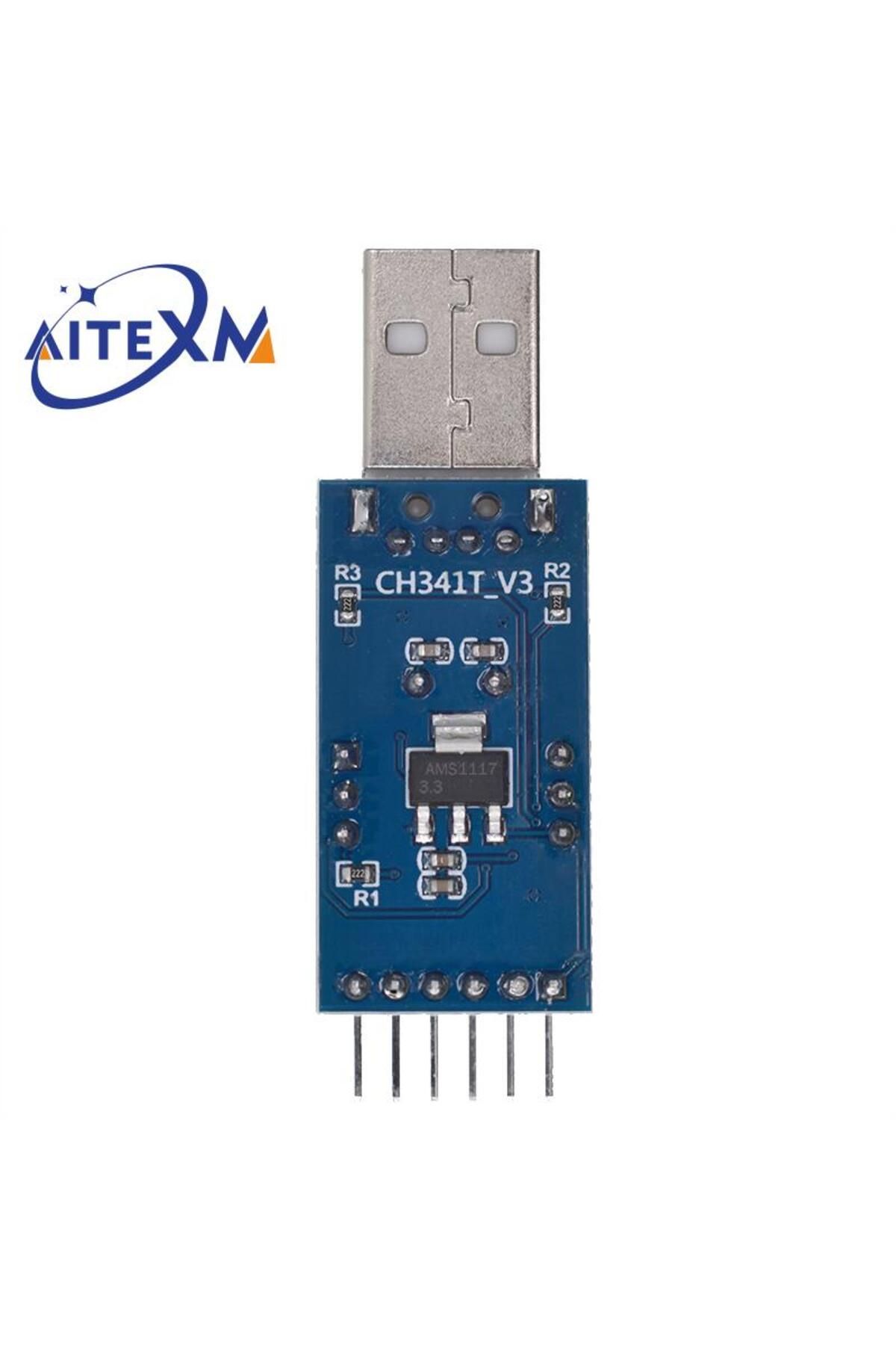 Choice CH341T V3 2 IN 1 Module 3.3V 5V USB to I2C IIC UART USB to TTL ...