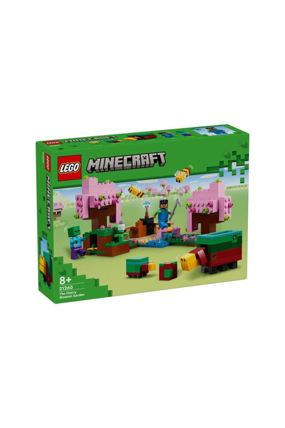 NW NessiWorld Nessiworld 21260 Minecraft Kiraz Çiçeği Bahçesi 304 parça +8 yaş