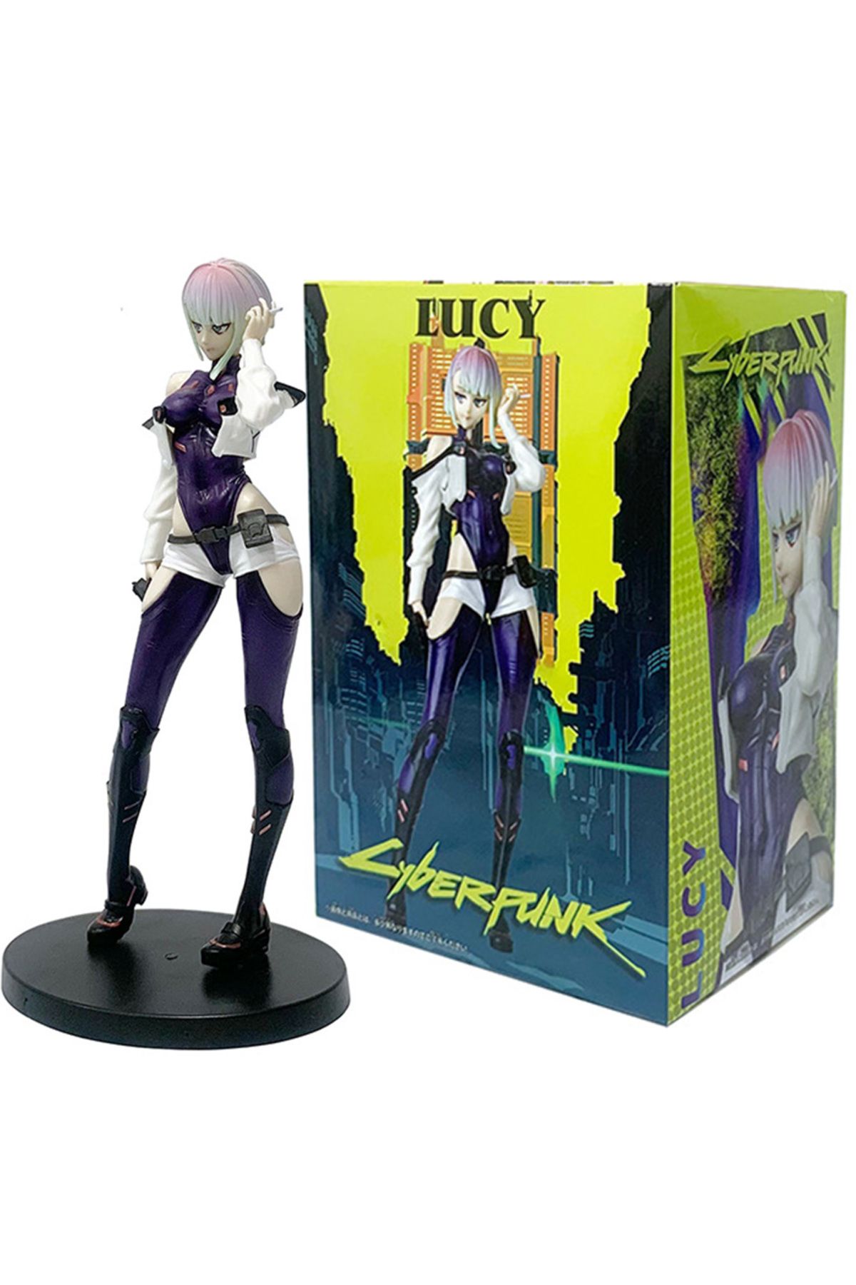 Choice-22cm Cyberpunk #2077 Edgerunners Anime Figure Super Hacker Edge Walker Lucy Action Figure Collect... 1