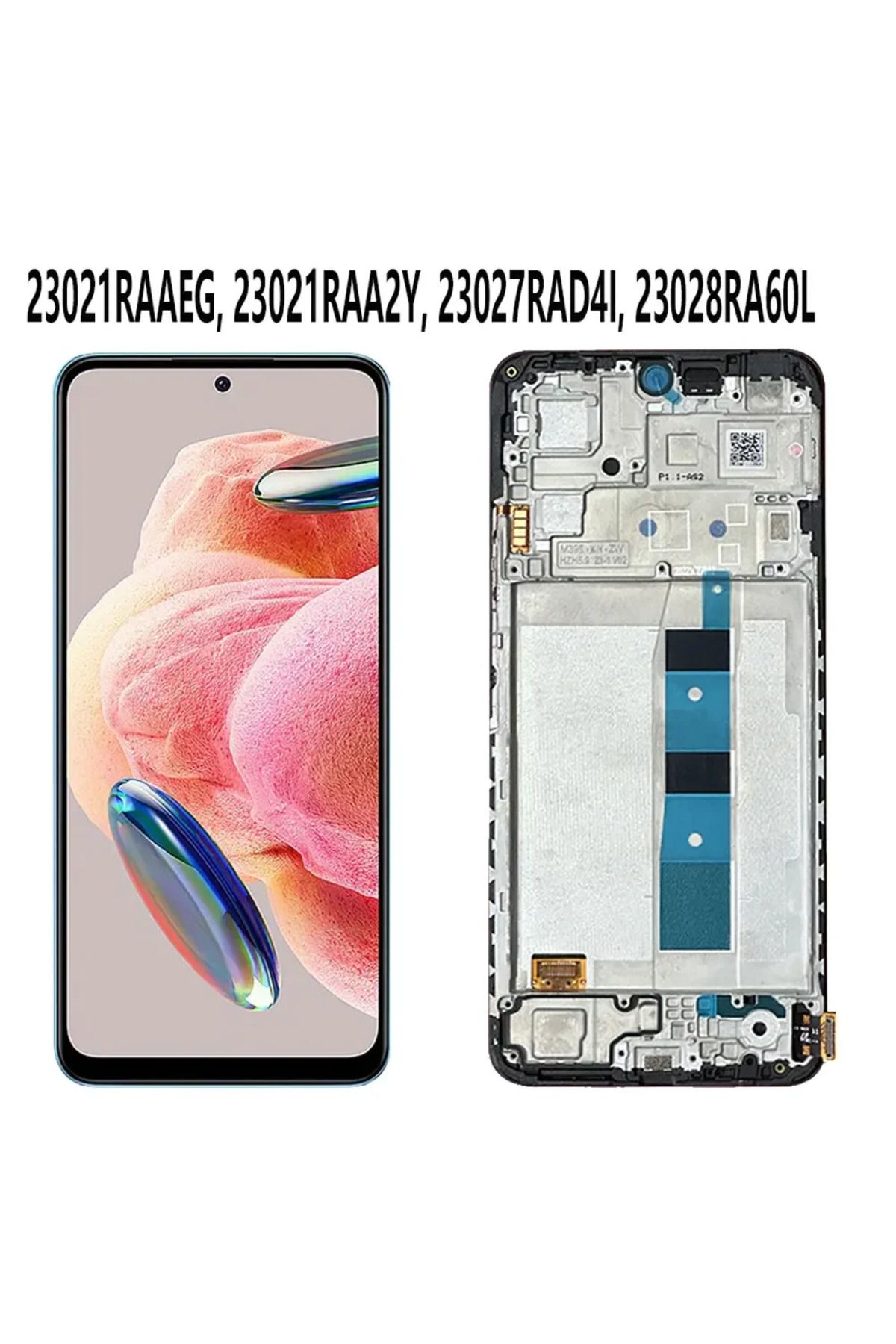 Choice-For Xiaomi Redmi Note 12 4G 23021RAAEG 23021RAA2Y Lcd Display with Frame Touch Digital for Redmi ... 3