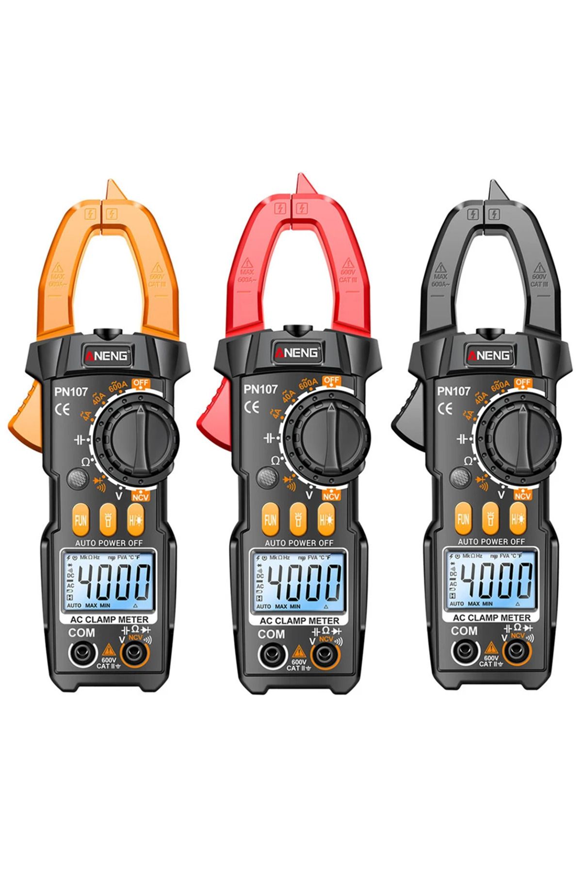 Choice-Digital Clamp Meter Intelligent Multimeter Voltage Resistance Meter 4000 Counts Votage Current Oh... 8