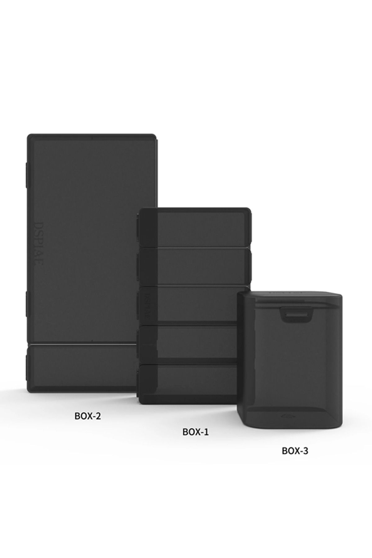 NEWBEAT-DSPIAE BOX-1 Five-format Parts Box BOX-2 Two-format Tool Box BOX-3 Parts Storage Tank Black 4