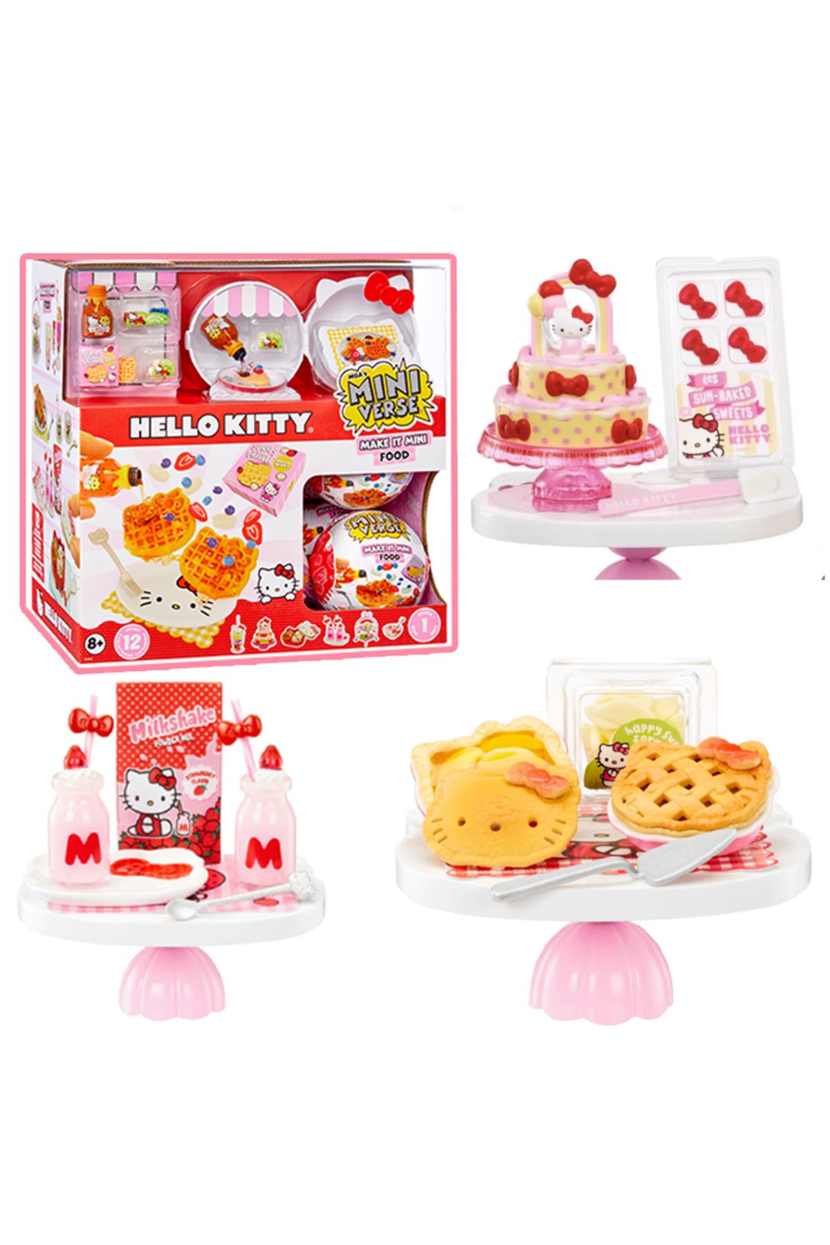 Choice-New Miniverse Hello Kitty Make It Mini Food Series Zuru Mini Brands Hello Kitty Model Collectible... 2