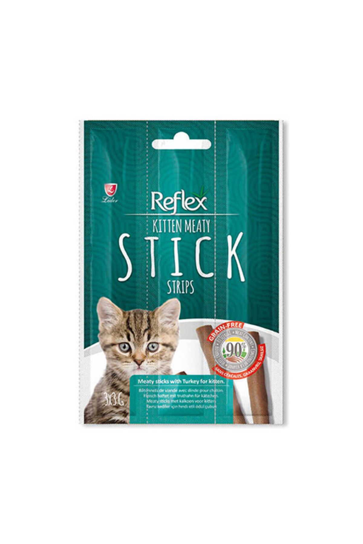 Reflex Stick Hindili Tahılsız Yavru Kedi Ödül Çubuğu 3x3 gr