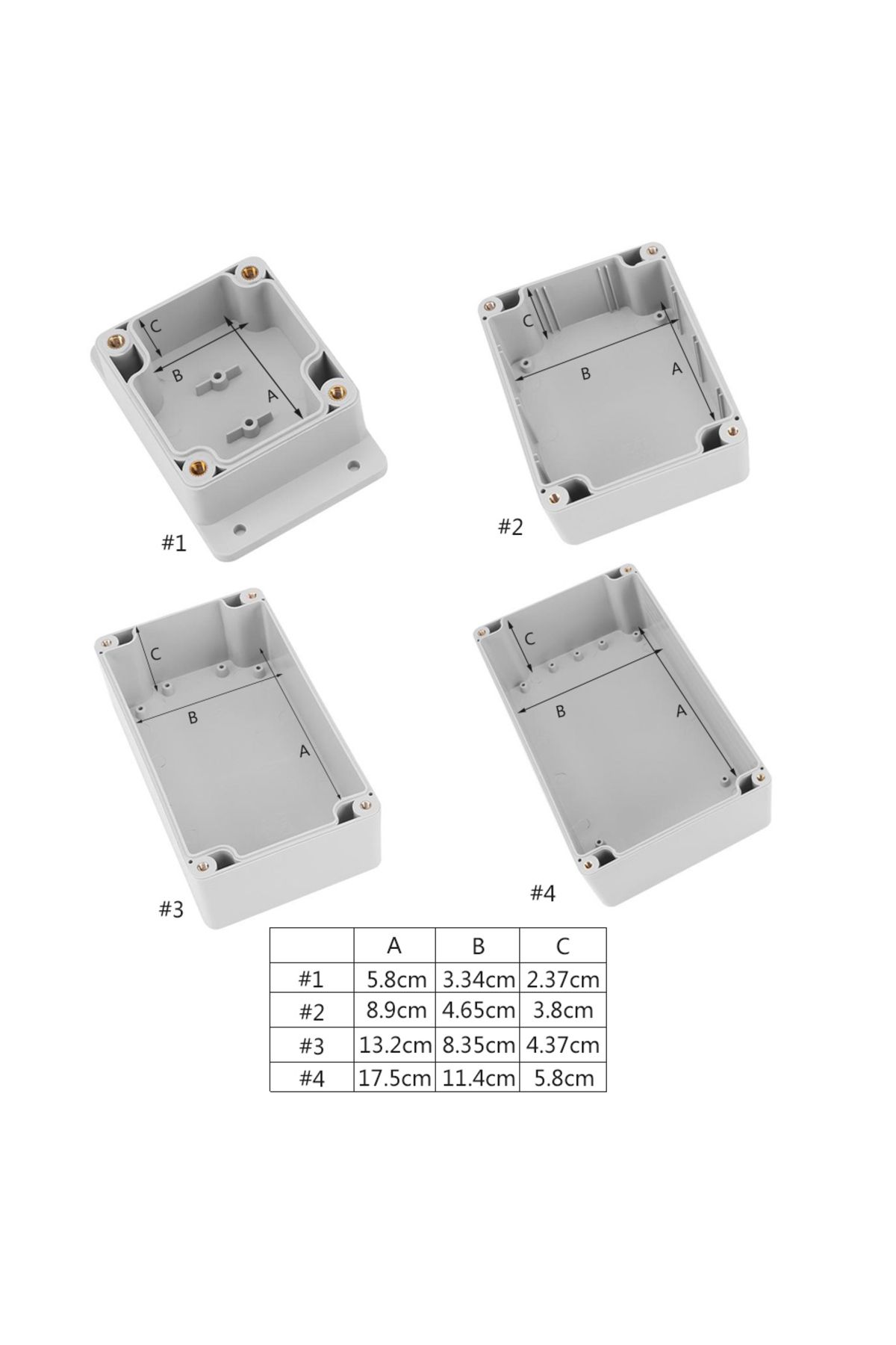 Choice-Junction Box Water resistant IP65 ABS Electrical Project Terminal Box Enclosure Instrument Case W... 6