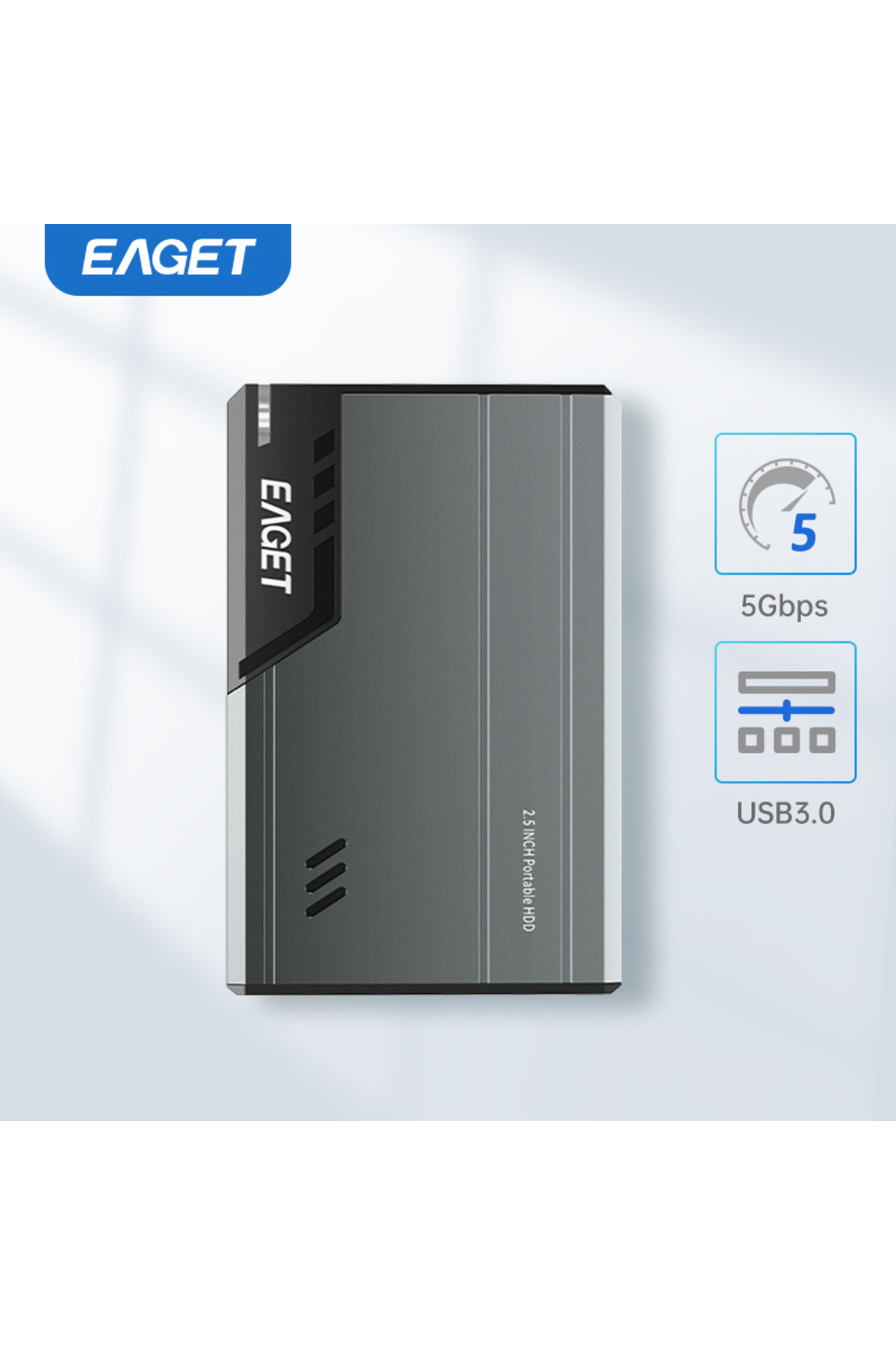 Choice-Eaget External Hard Drive 2.5 Portable Hard Drive HDD 500GB 1TB 2TB USB3.0 for Desktop PC Mac Lap... 1