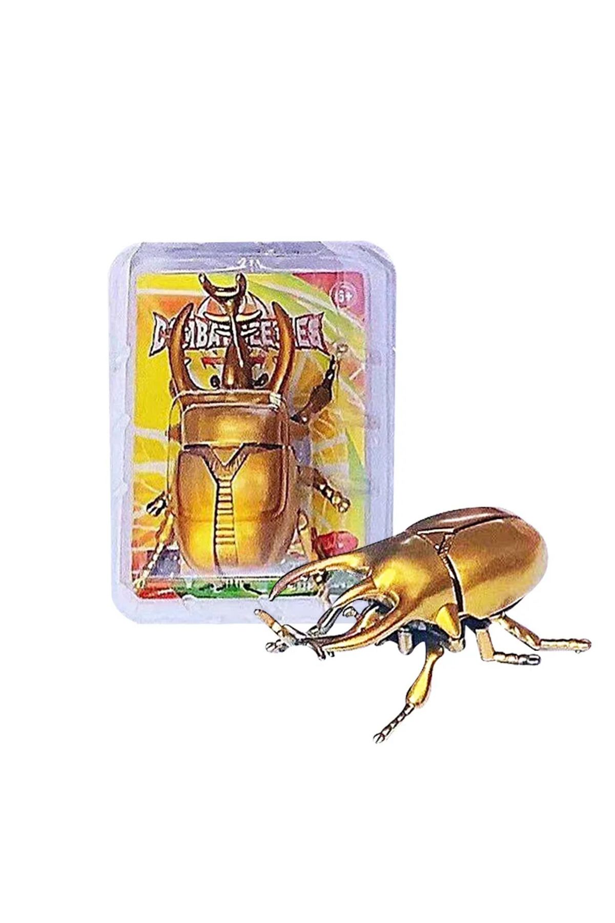 Choice-Creative Clockwork on Chain Simulation Fighting Beetle Unicorn Immortal Insect Model Children's O... 5