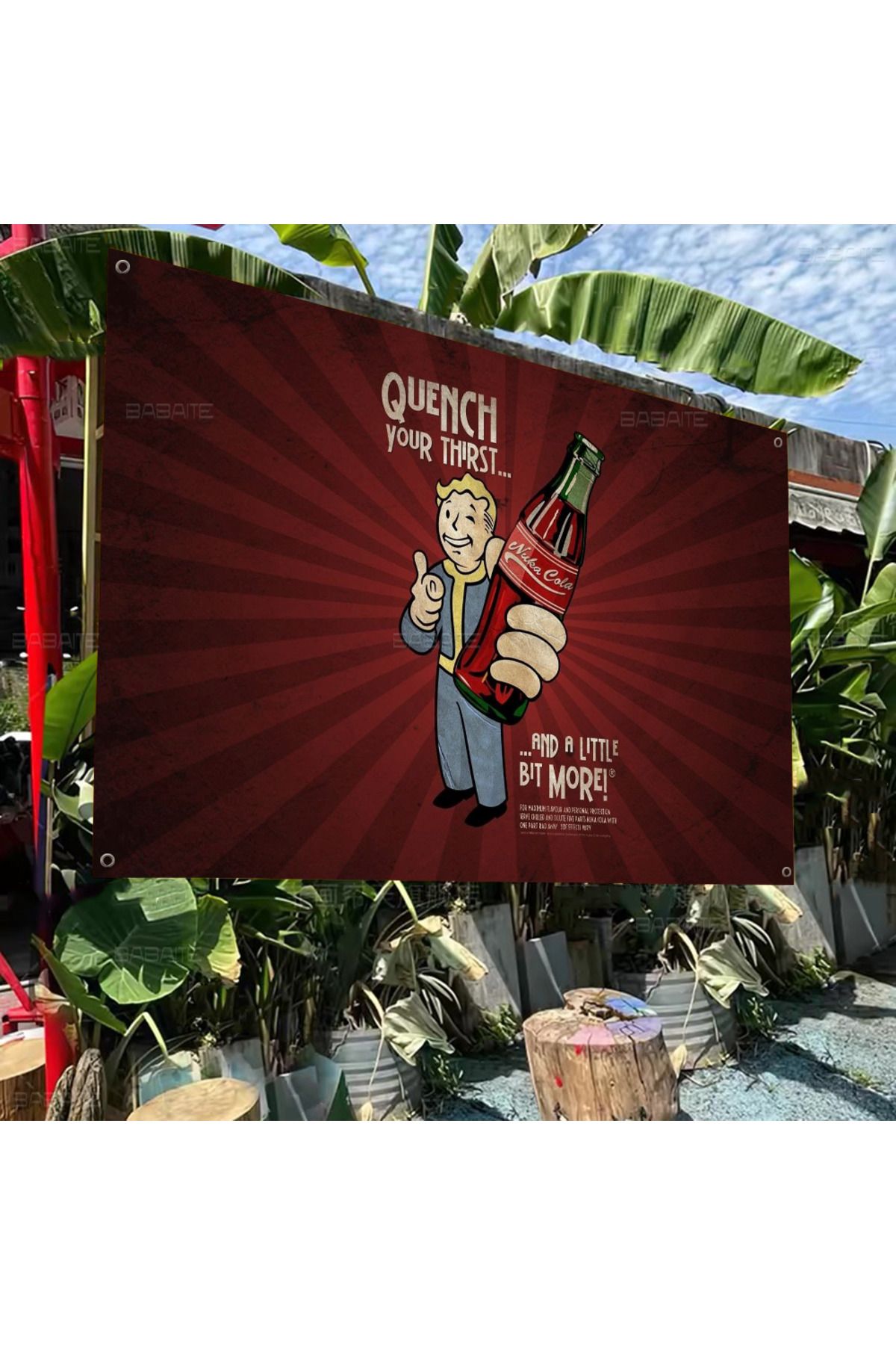 Choice-Fallout 4 Large Size Flags Printing Patterns Interesting Birthday Party Decorations Banner 3