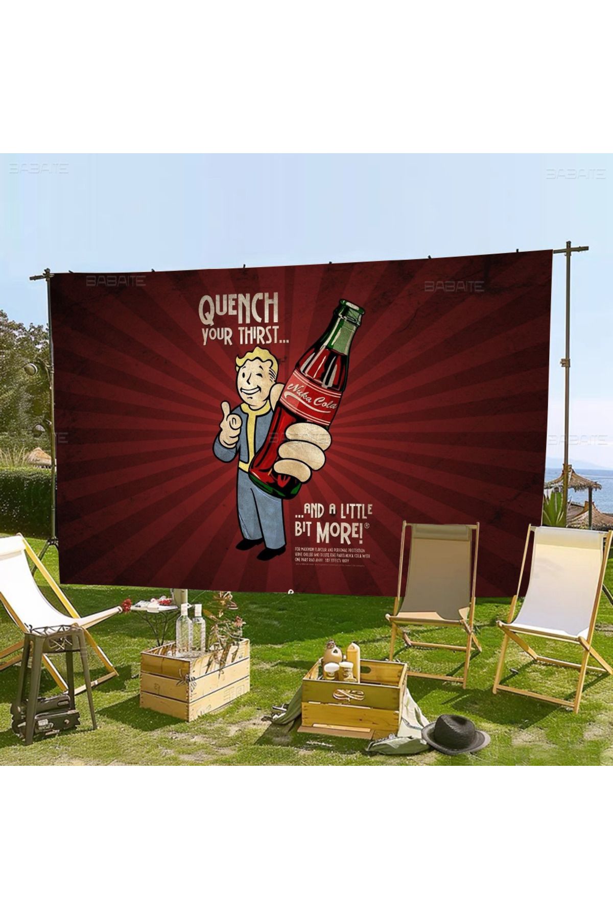 Choice-Fallout 4 Large Size Flags Printing Patterns Interesting Birthday Party Decorations Banner 5