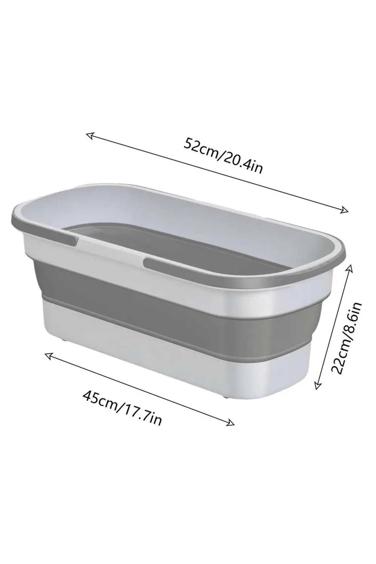 Choice-Portable Folding Mop Bucket Household Rectangular Flat Mop Bucket Durable Large Capacity Dry Wet ... 1