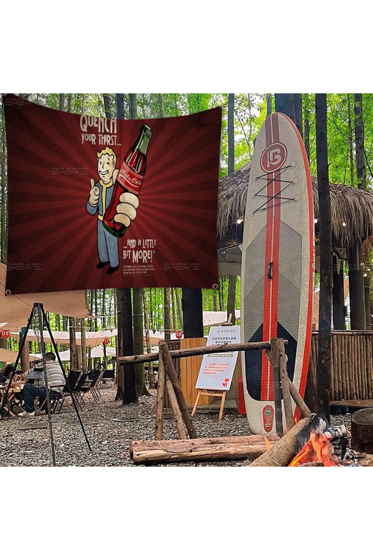 Choice-Fallout 4 Large Size Flags Printing Patterns Interesting Birthday Party Decorations Banner 6