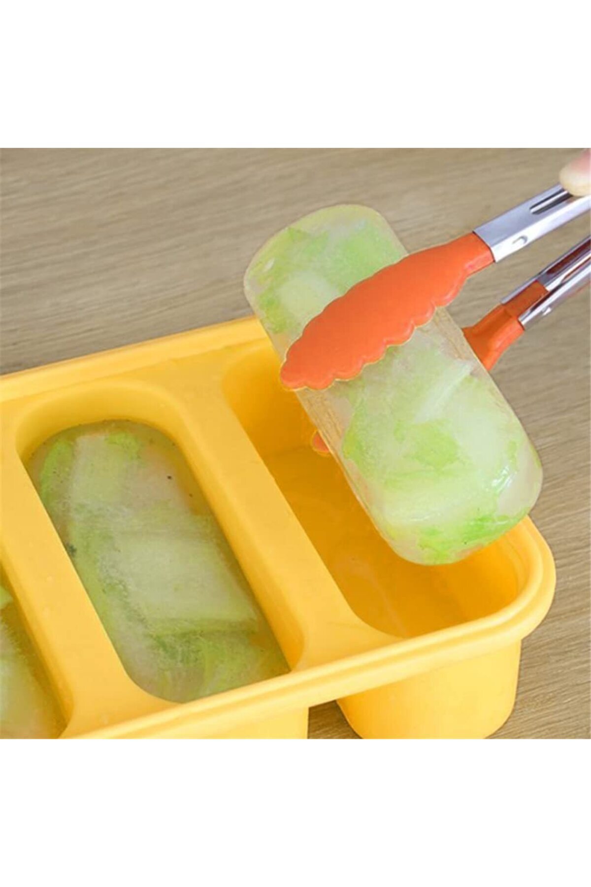 Choice-Silicone Freezer Tray Soup 4 Cubes Food Freezing Container Molds With Lid Frozen Packaging Box Si... 6