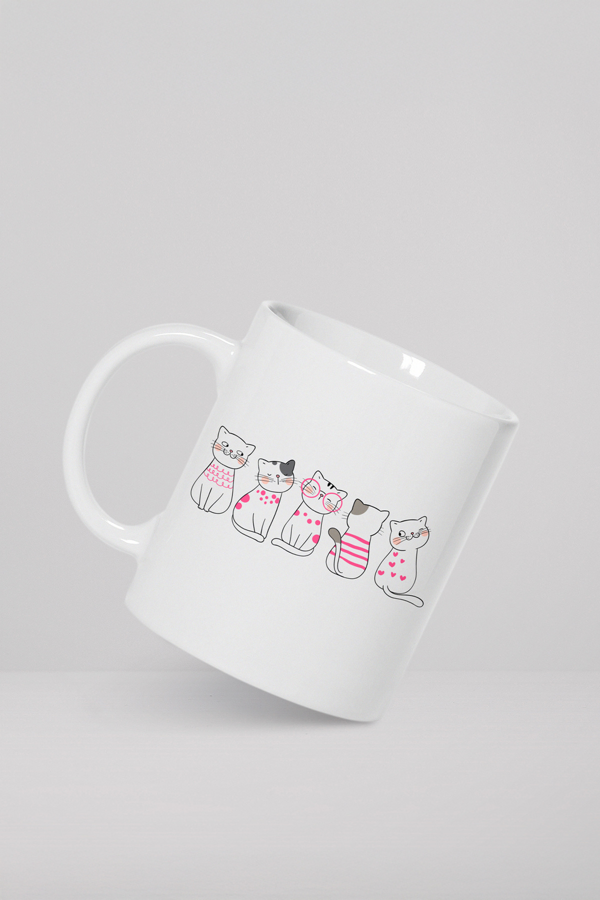 feinas-Porcelain Mug Cup for Cats 1