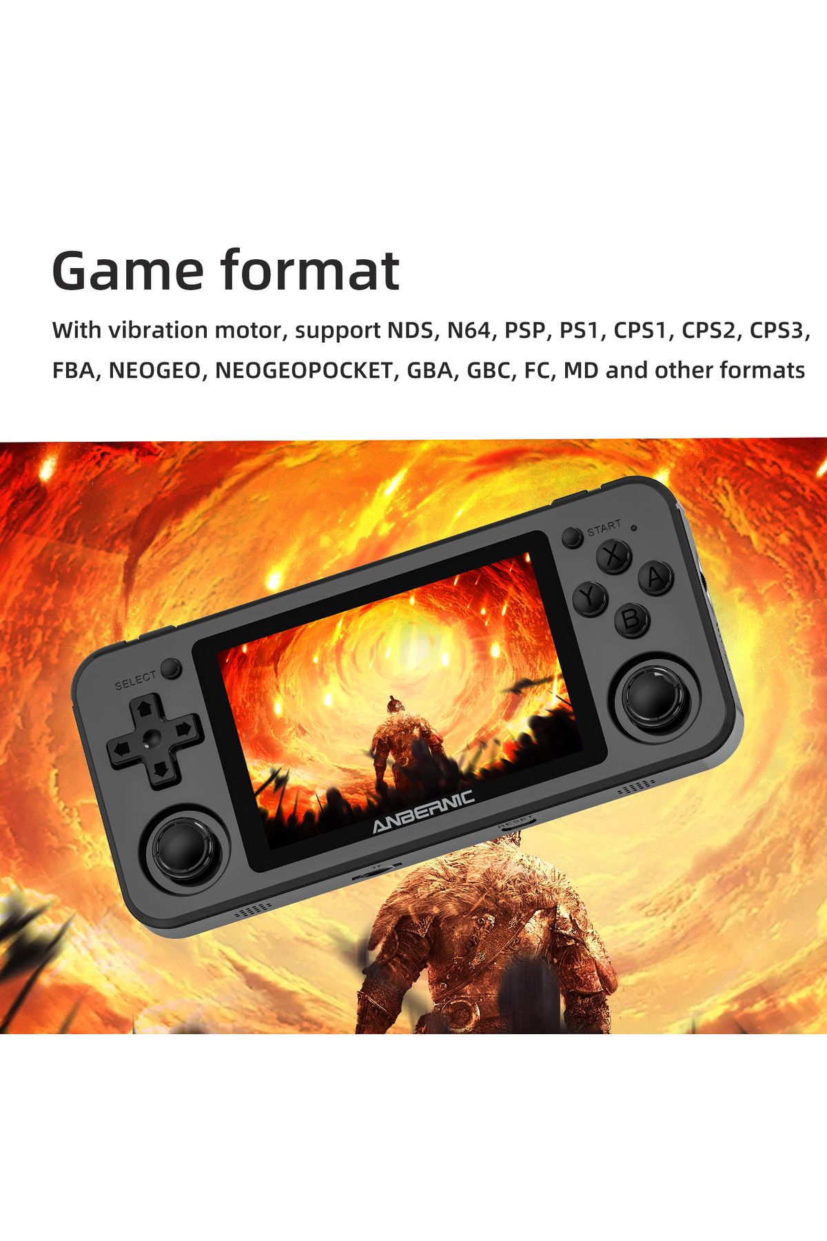 Choice-ANBERNIC RG351P Retro Video Game Console 3.5‘’ IPS Screen RK3326 3500 mAh Open Linux System Porta... 5