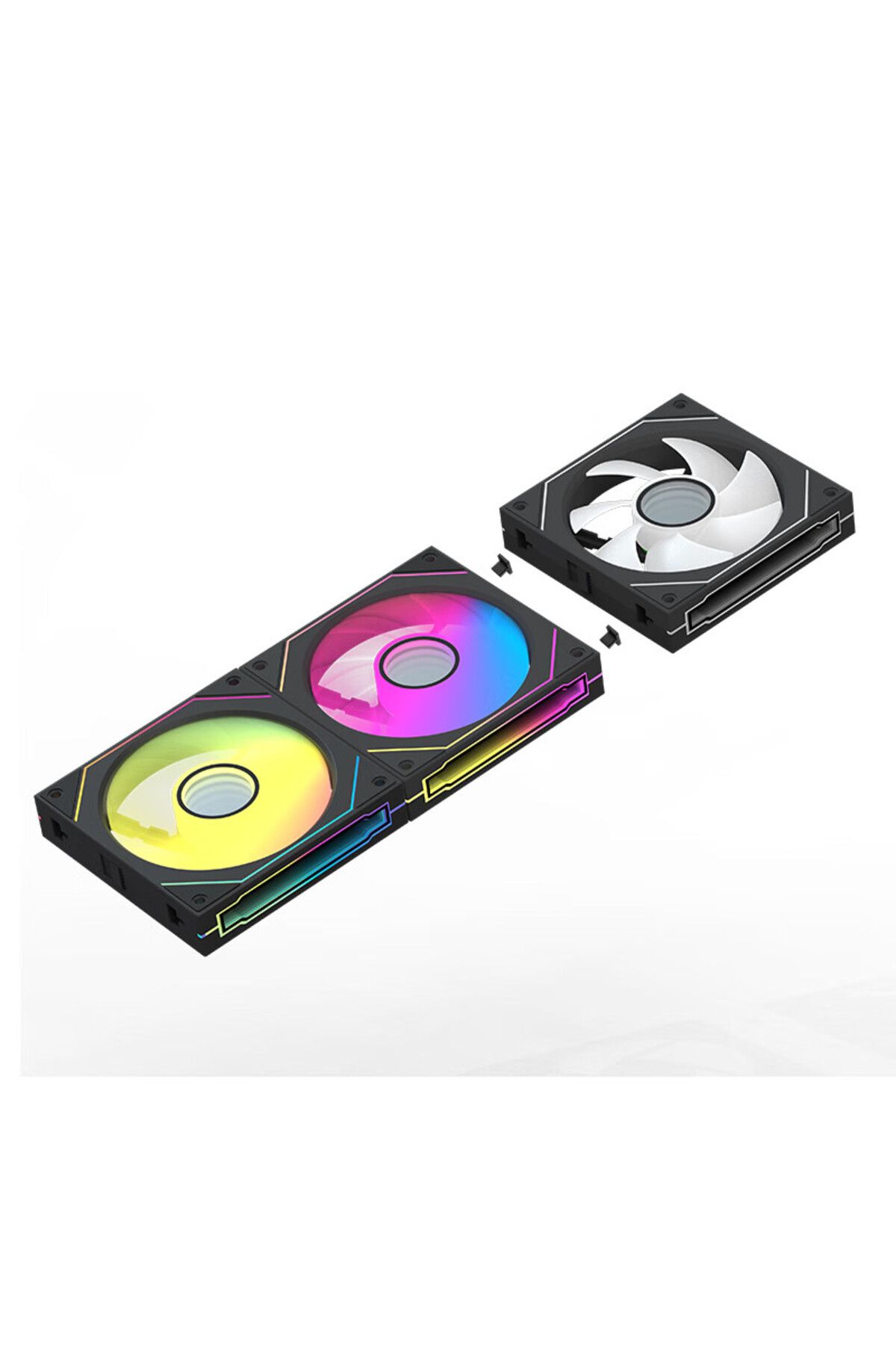 Choice-KXS  V3 JIMU 3 IN 1 12CM Computer Case Fan 120MM Reverse Fan PWM 5V 3PIN ARGB Cooling Slient Fan ... 6