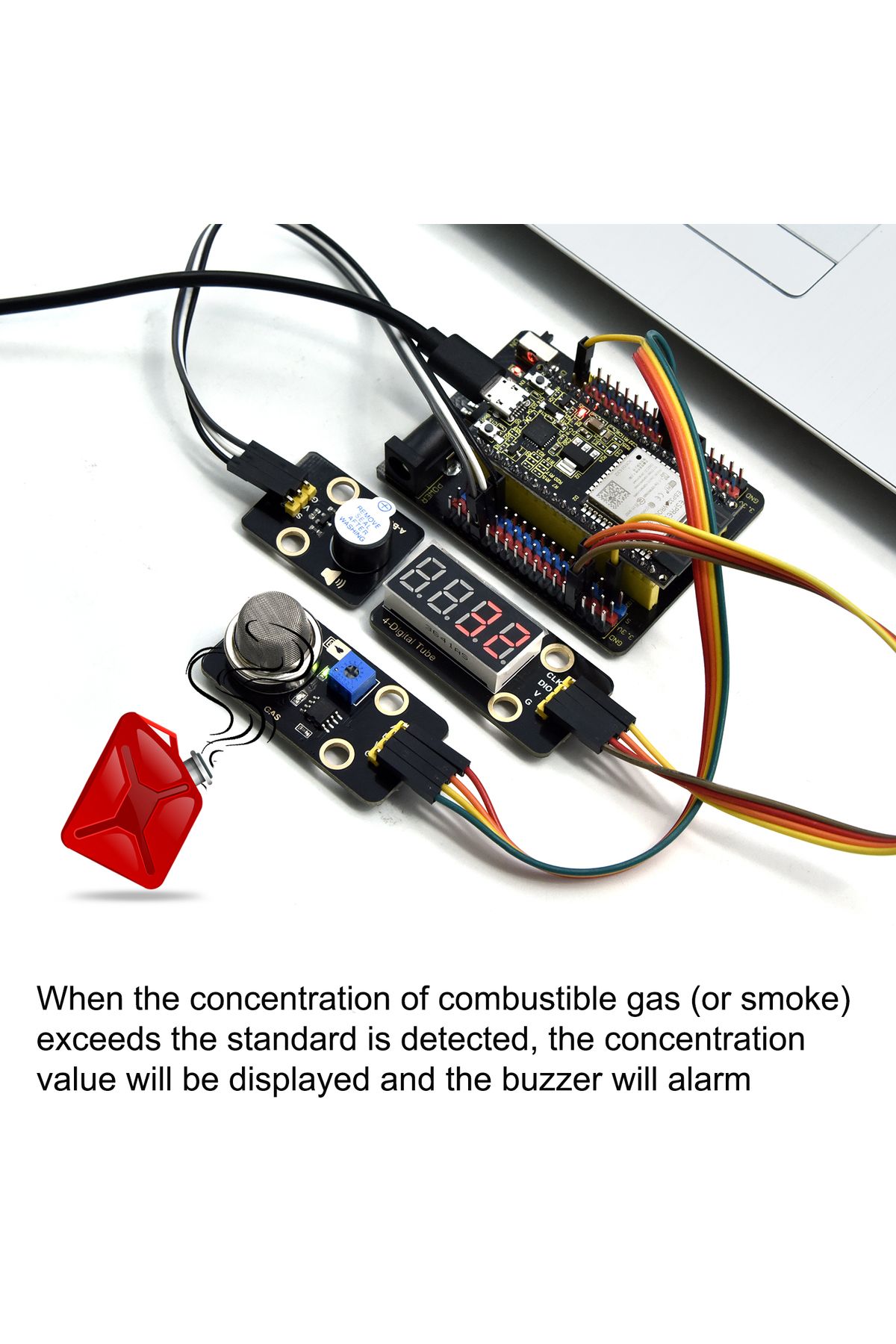 Choice-Keyestudio 42 in 1 ESP32 Sensor Module Kit for Arduino Programming Kit Support Arduino C and Micr... 6
