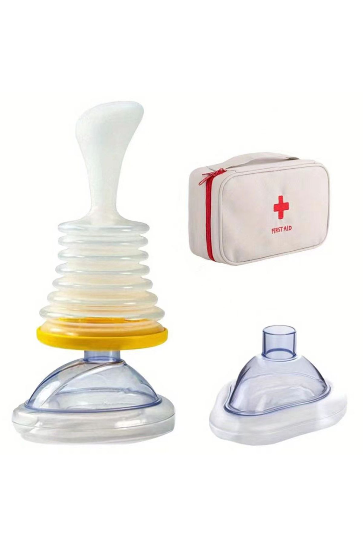 Shunmaii-Portable Suction Device Choking Rescue Device with Bag First Aid Kit Anti Choking Device for Kids... 1