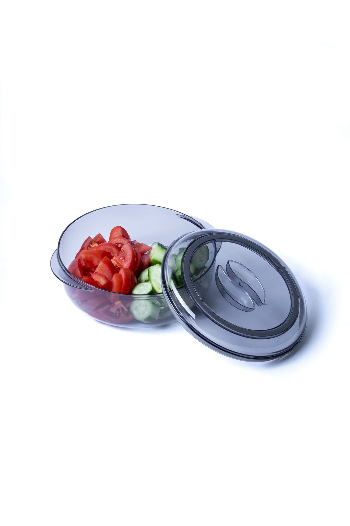 NY HOME-Round Storage Container with Lid 1.75 Lt 2