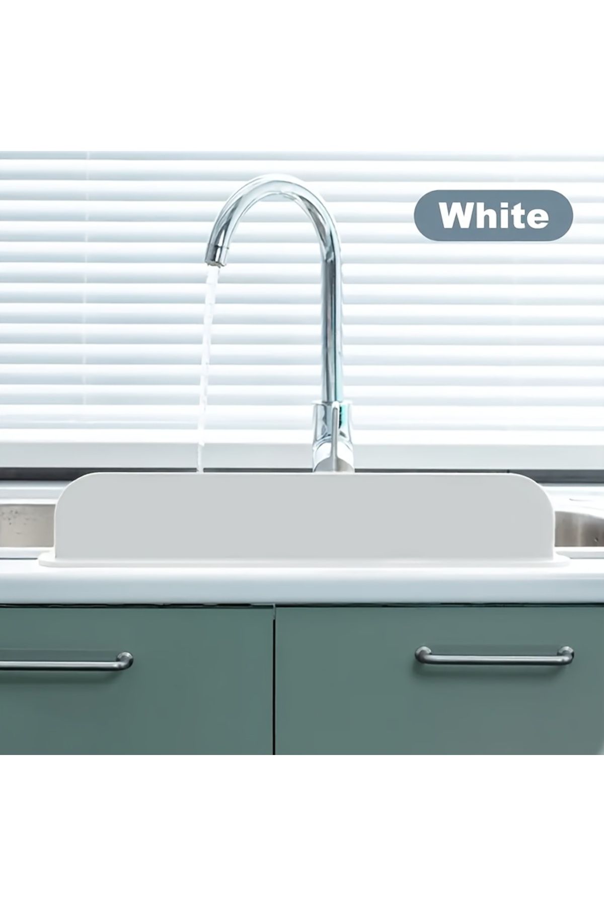 Choice-A soft silicone adhesive partition for kitchen sink splash proof partition, suitable for washing ... 2