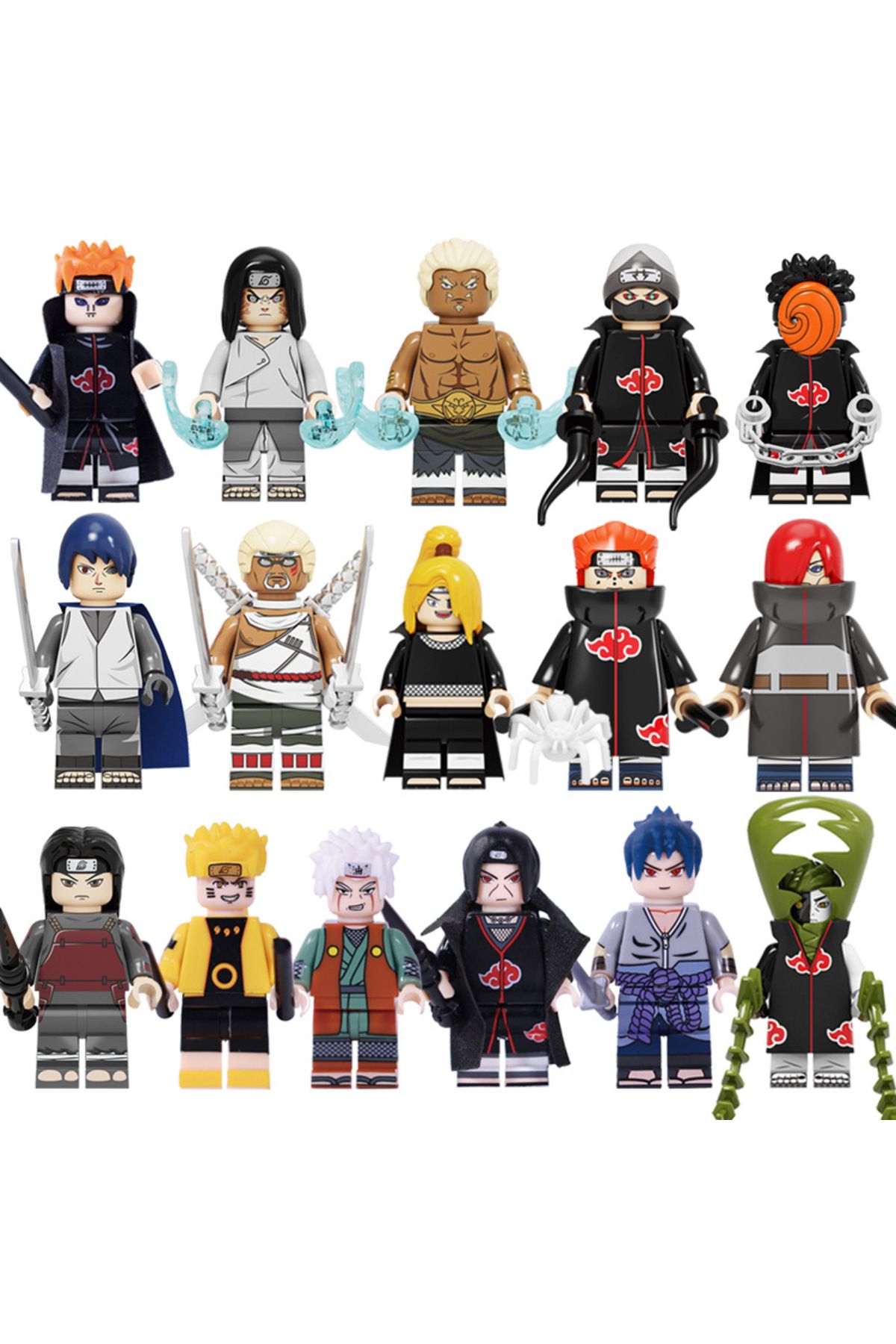 Choice-WM6105 WM6106 Hokage building block figurine small particle mosaic doll toy birthday gift 7