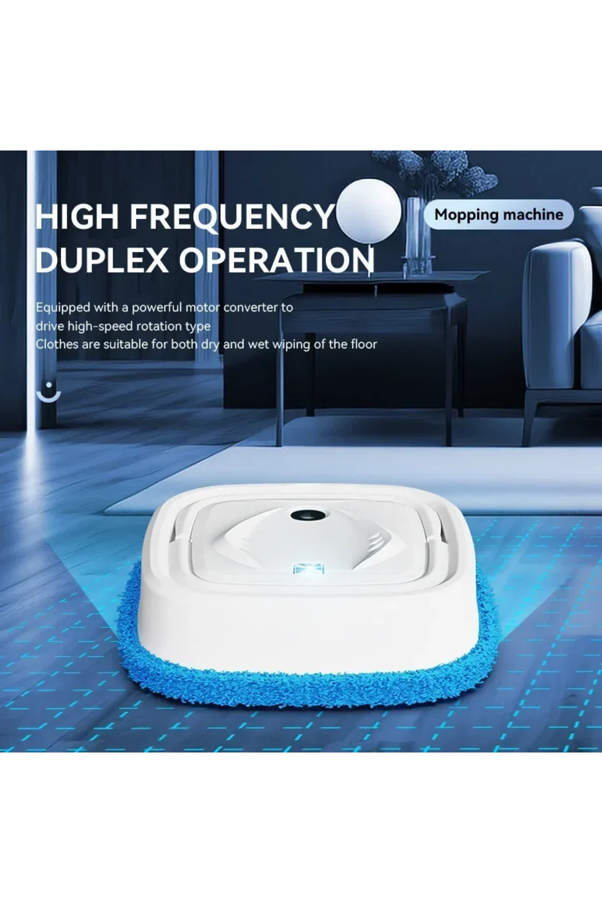 Choice-Smart Robot Vacuum Cleaner Rotary Floor Mopping Machine Air Humidifying Spray Dry Wet Sweeping US... 5
