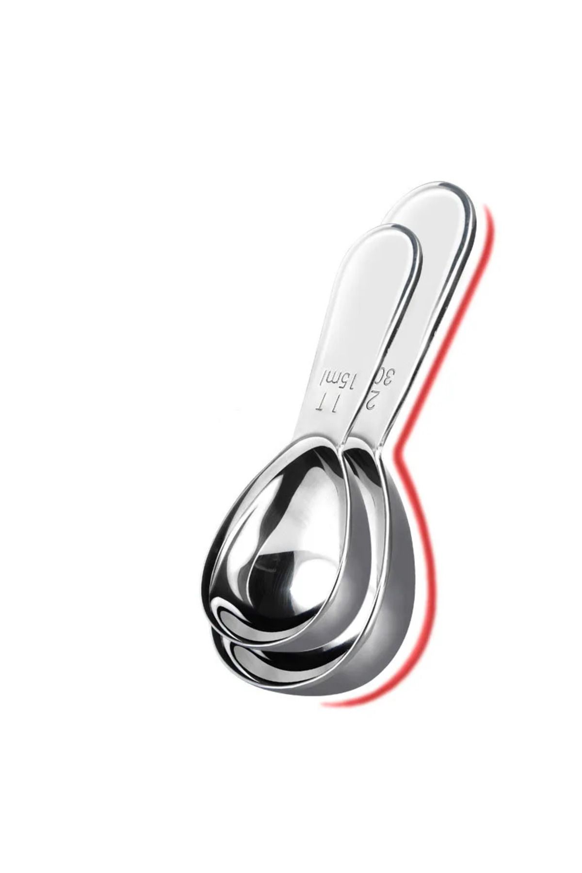 Choice-15ml/30ml Stainless Steel Coffee Measuring Scoop Coffee Spoons with Graduated Measuring Spoon Bea... 4