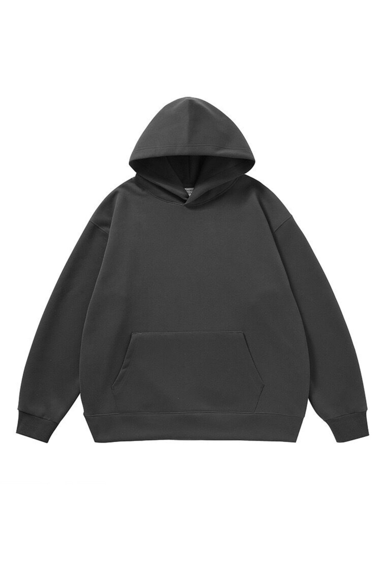 ruNadeS Hanorac Unisex Oversize Cu Buzunar Cangur, Model De Tendință De Bază Unisex - S