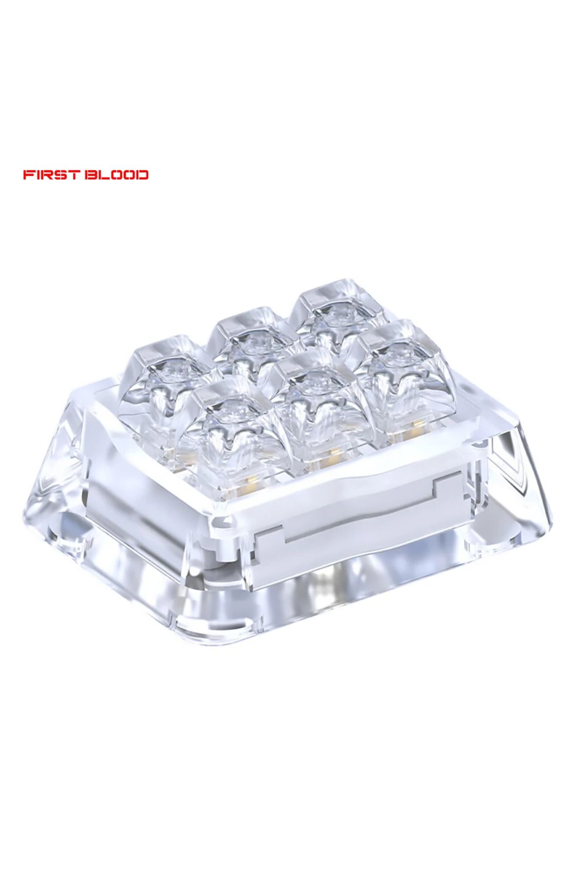 Ajazz-Firstblood B6 fully transparent mechanical keyboard Wireless Bluetooth the third mock examination... 5