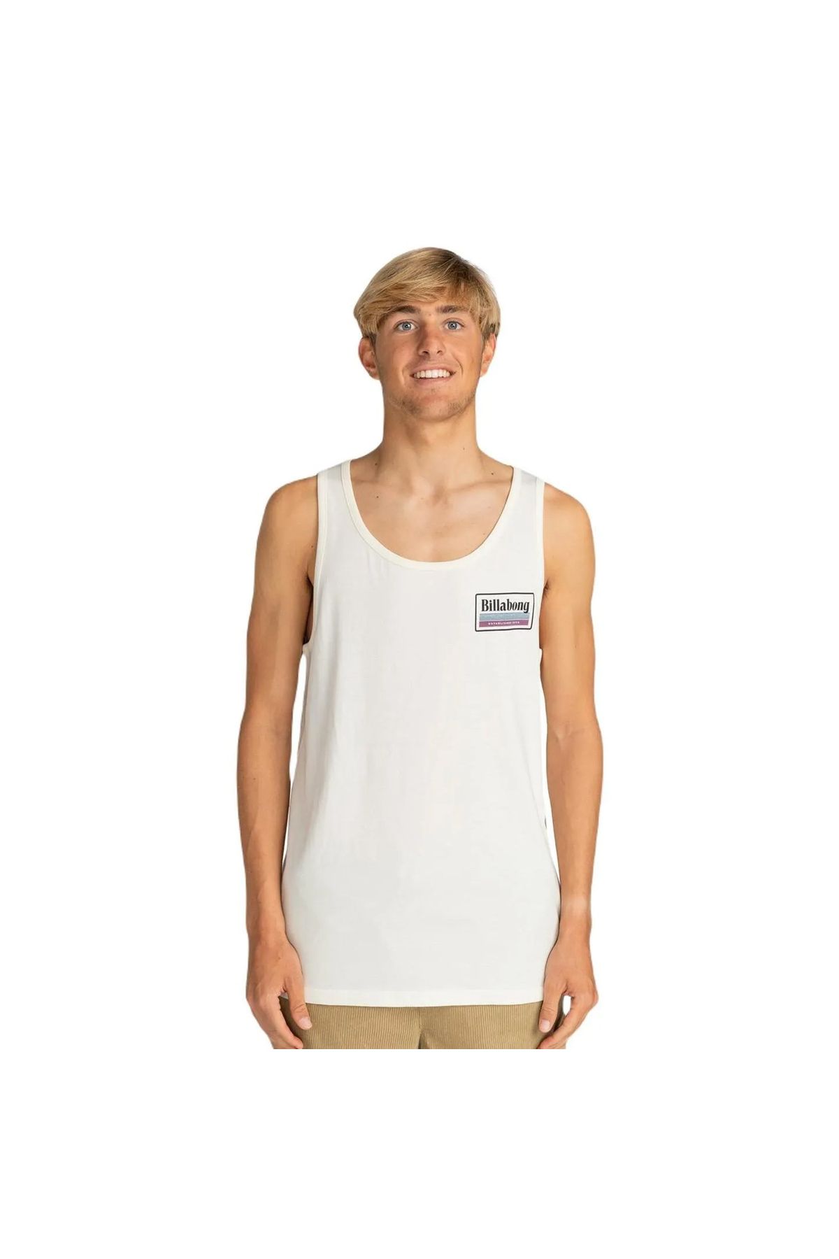 BİLLABONG-Sports Tank Tops - White - Fitted 1