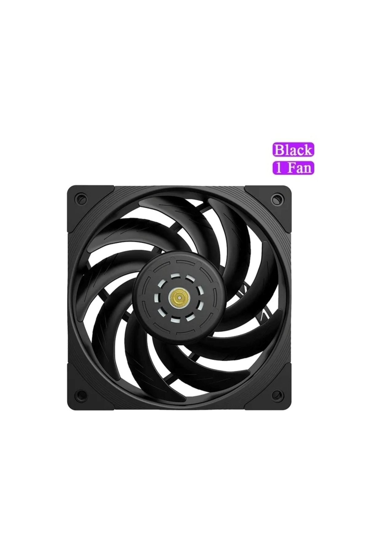 TEUCER-T30 Computer Case Fan 12CM 4PIN PWM CPU Cooler Fan PC Case Silent Fan 120mm 1
