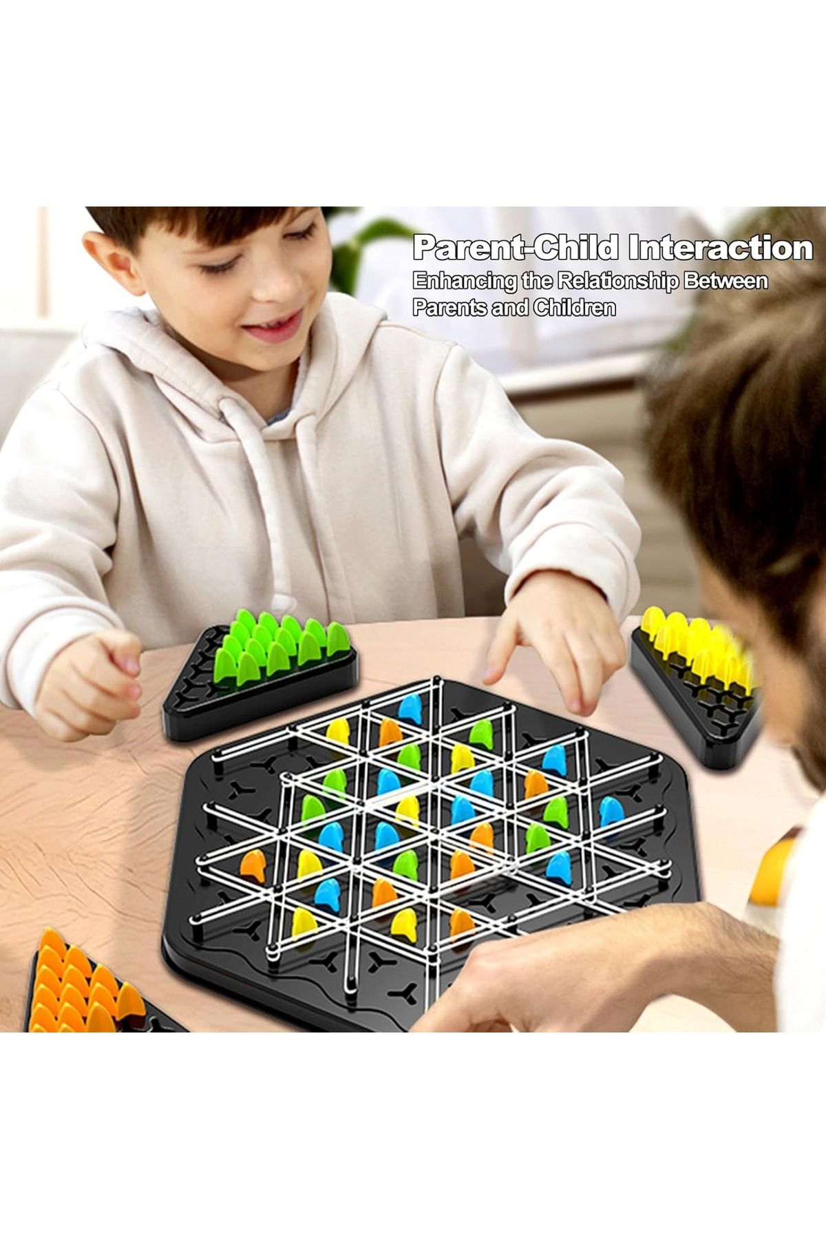 Choice-Triggle Game, Chain Triangle Chess Game, Triggle Rubber Band Game, Triangle Chain Chess Game Set ... 5