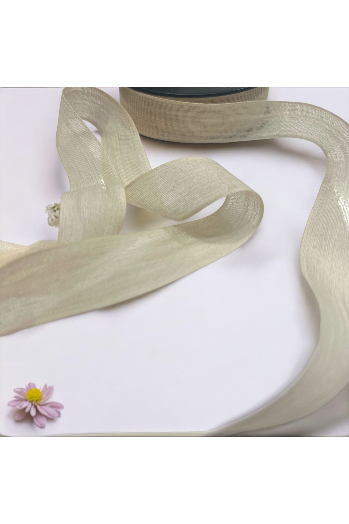 Linen Ribbon 5 Meters 2 Cm Bow Ribbon