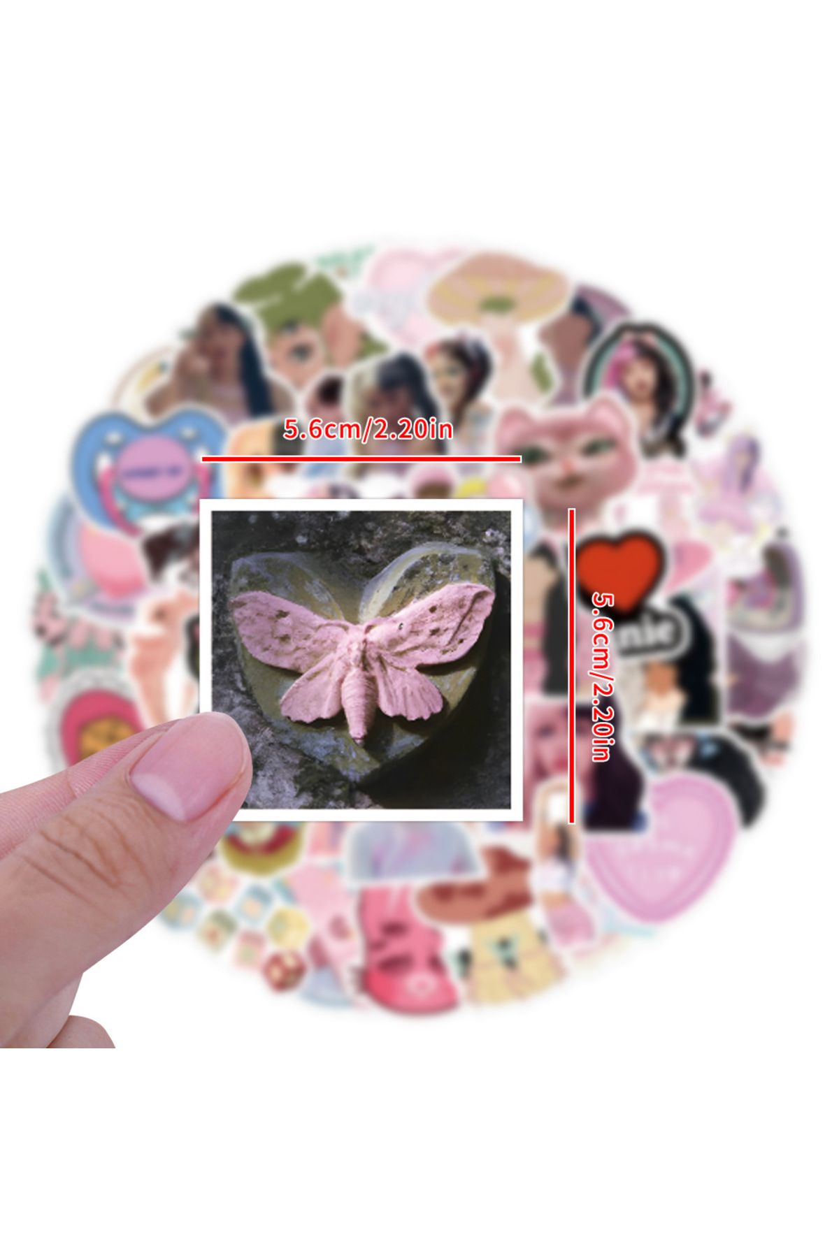 Choice-60Pcs Singer Melanie Martinez Stickers Melanie DIY Stickers Scrapbooking Phone Luggage Skateboard... 4