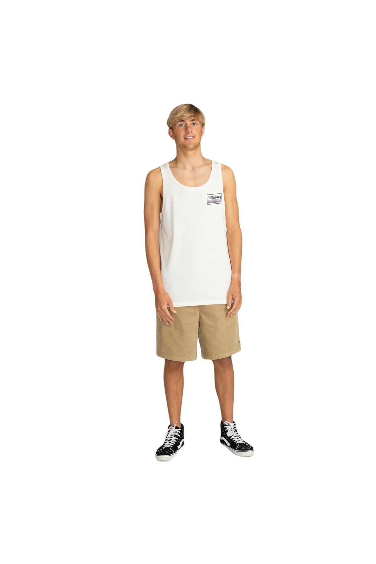 BİLLABONG-Sports Tank Tops - White - Fitted 3