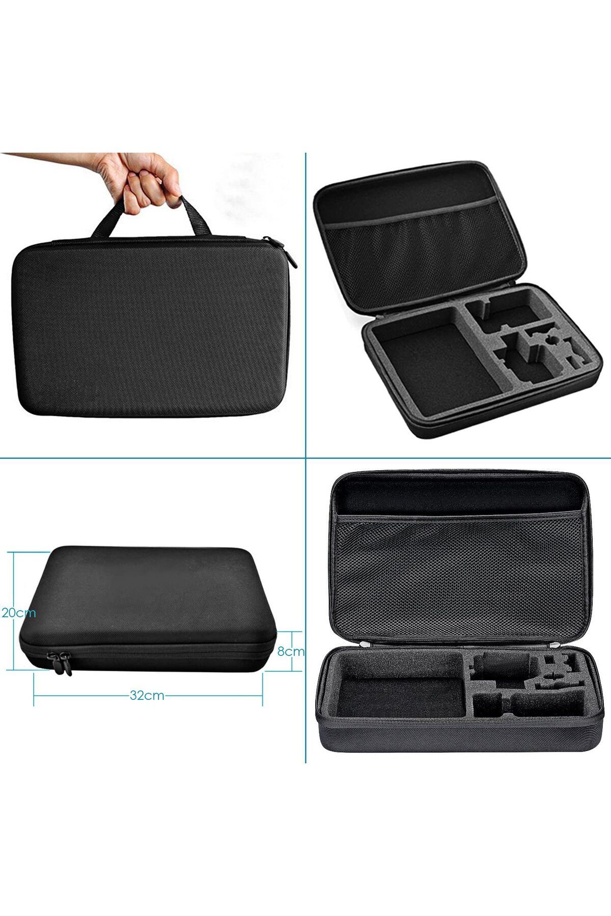 Choice-Action Camera Accessories Set For Gopro Hero 12 11 10 For Xiaomi Yi Insta360 X4 X3 Case Kit Strap... 7
