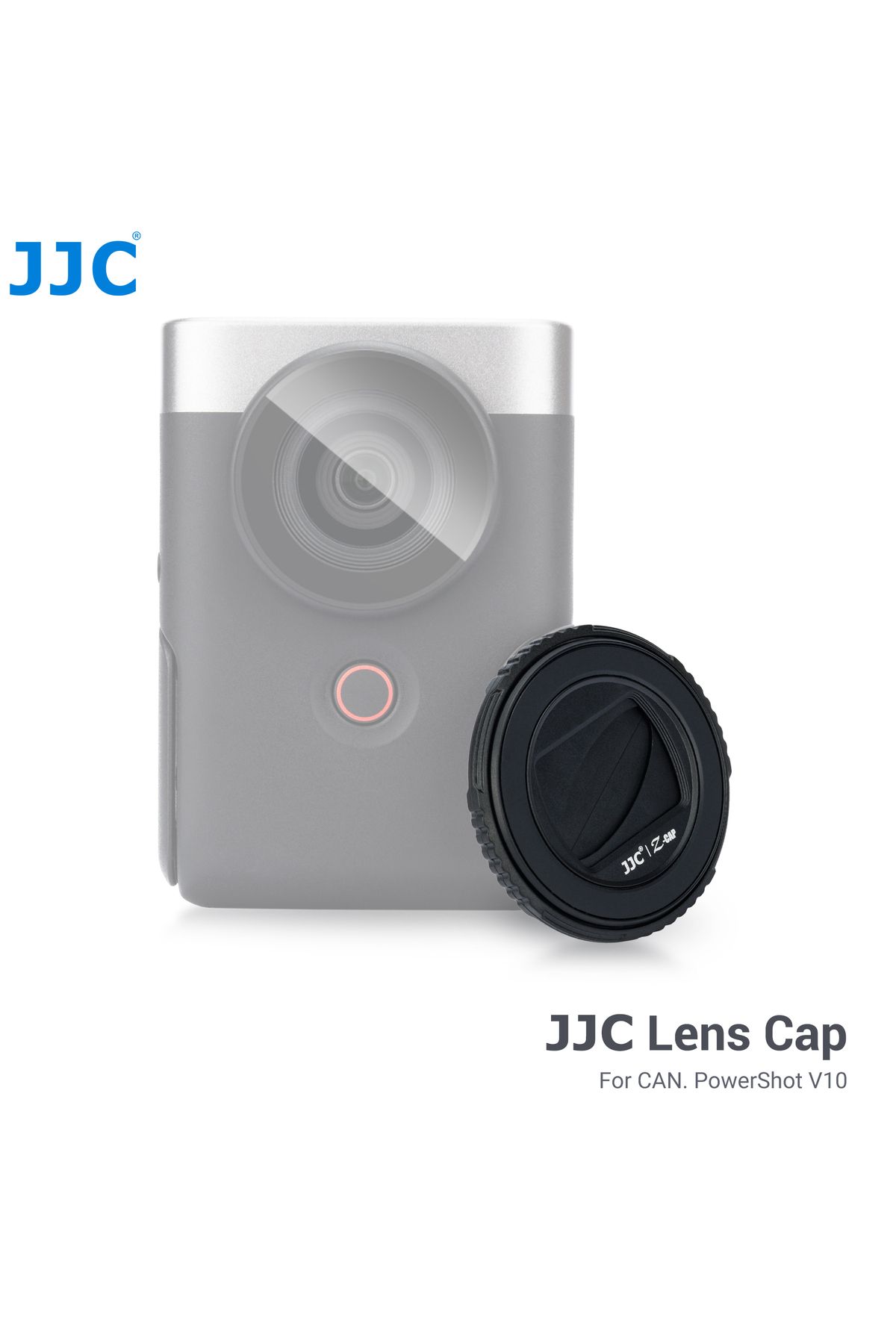 JJC-غطاء عدسة الكاميرا لكاميرا Canon PowerShot V10 Vlog غطاء عدسة دوار مضاد للخدش 8