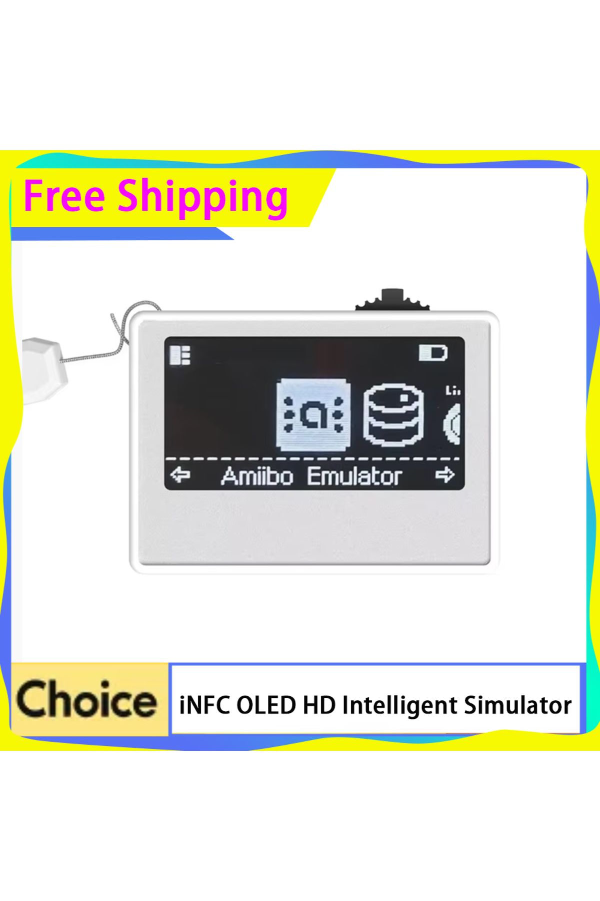 Choice-Pixl Amiibo Emulator iNFC OLED HD Intelligent Simulator Accessories For Nintendo Switch Simple Pi... 2